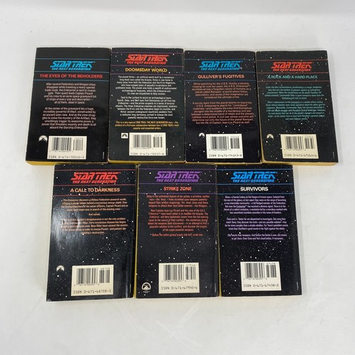 Lote de libros vintage (14) STAR TREK The Next Generation TNG tapa dura - Imagen 6 de 8