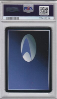 1994 Star Trek CCG Premiere Edition White Border Data Card PSA 8