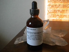 Herbal Hawthorn Flower Leaf and Berry Herbal Tincture 4 floz Organic NON-GMO