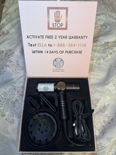ELLA BELLA Hair Dryer w/ Diffuser Attachments, Electric, Black/Gold