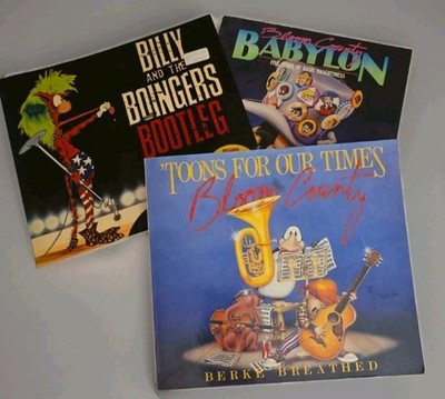 Lot of 3 ''Bloom County'' Books, 1984-87 PB