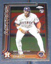 2025 Topps Chrome Update Series - Cam Smith #USC145 (RC, Rookie) Astros
