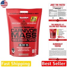 Carnivor Mass Gainer Chocolate 1250 Calorie 1...