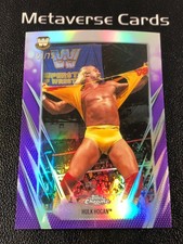 2026 Topps Chrome WWE Hulk Hogan 51/75 Purple Refractor