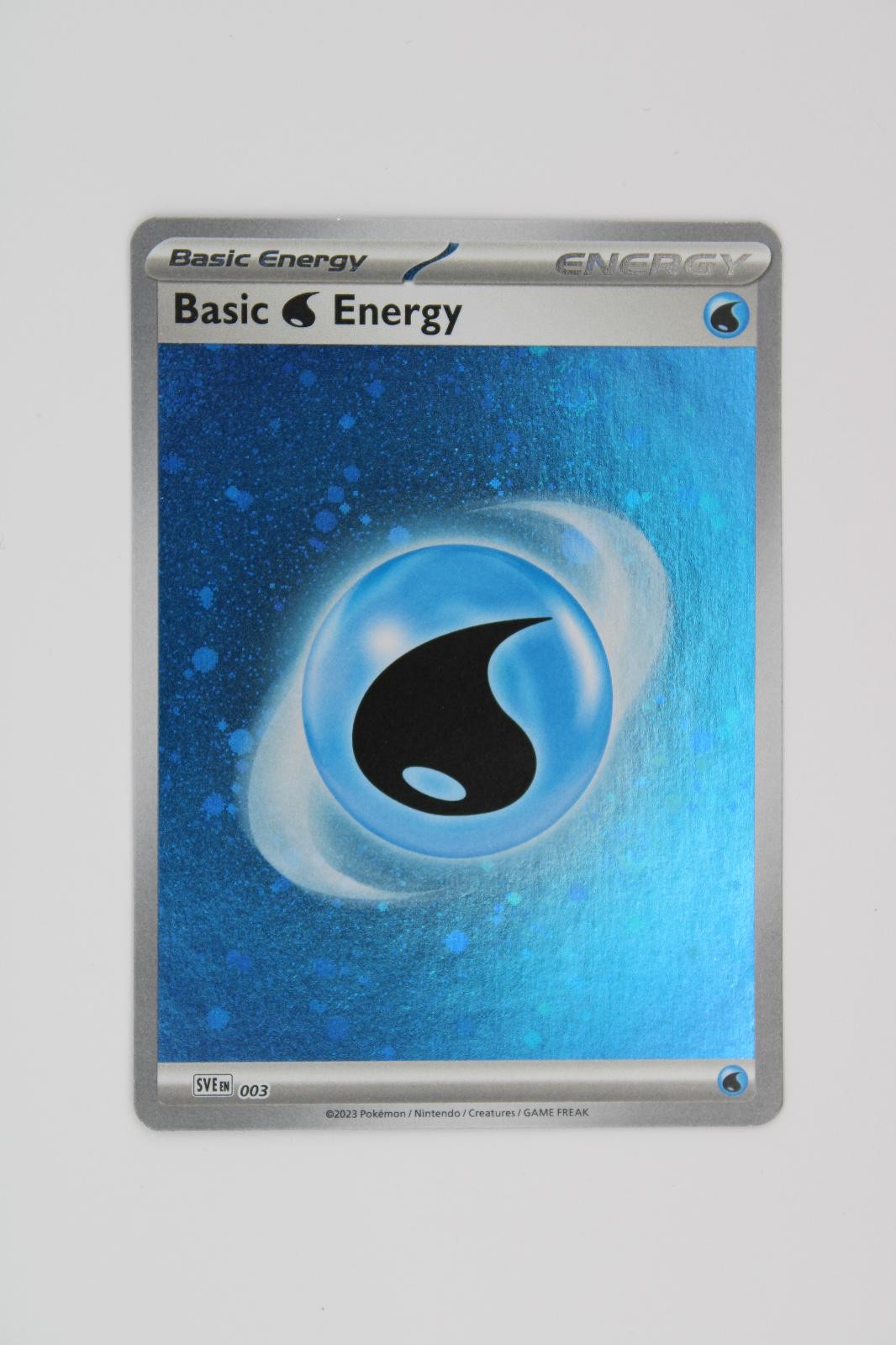 BASIC WATER ENERGY (COSMOS HOLO) 003 SVE: S & V ENERGY POKEMON NM B2-S9
