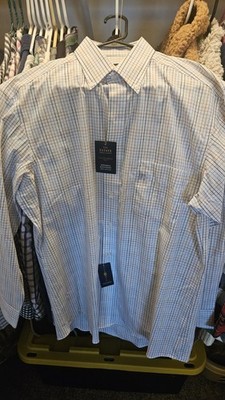 Club Room The Estate Dress Shirt  Regular Fit White ~  Size 15 1/2 NWT