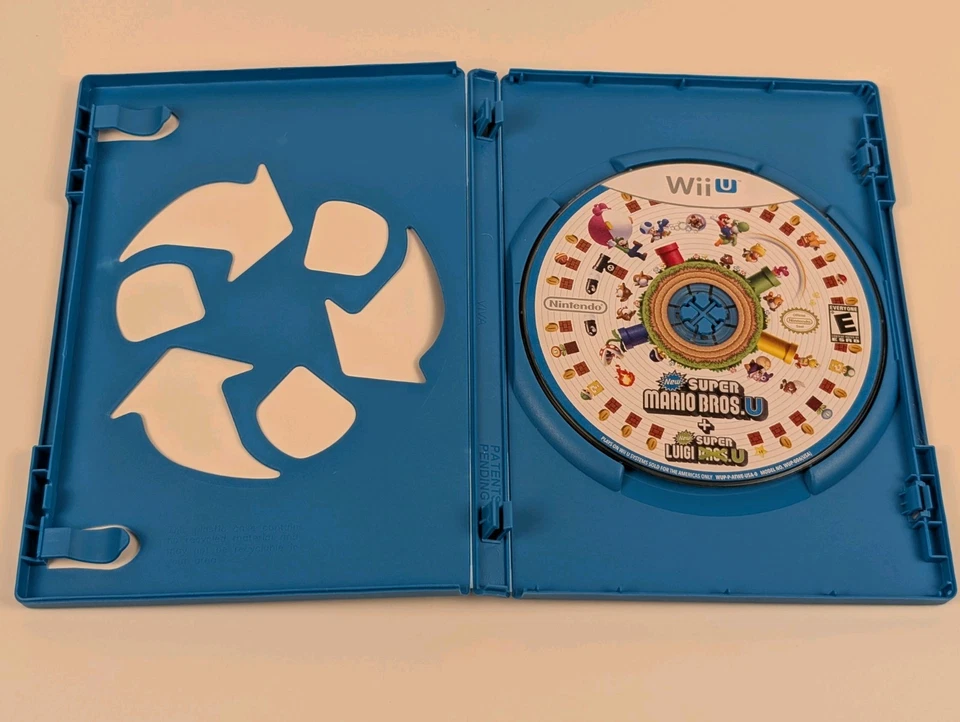 New Super Mario Bros. U + New Super Luigi U (Wii U, Nintendo)No Manual -Tested🔥 - Image 3 of 4