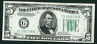 $5 1934 ((AU)) Federal Reserve Note ** DAILY CURRENCY (1st of 2 consecutive) — photo 2