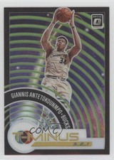 2020-21 Donruss Optic T-Minus 3 2 1 Lime Green Prizm Giannis Antetokounmpo 10xv