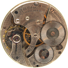 1919 WALTHAM POCKET WATCH MOVEMENT 22991680 GRADE 610 16s 7j PI2