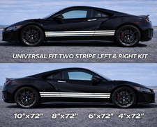 universal vinyl side stripe decals single and left right car truck suv golf cart