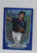 2014 Bowman Scout Top 5 Prospects Mini Chrome Refractors Blue Dylan Floro 0v9