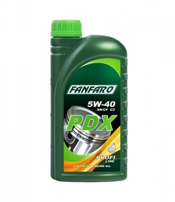 For FANFARO FF6705-1 FANFARO OIL 5W40 1L / PROFESSIONAL PDX SN / C2 / C3