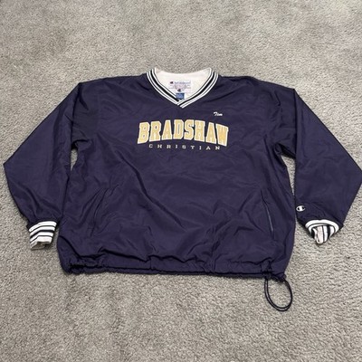 Vintage Champion Bradshaw Christian Pullover Windbreaker - Size XL