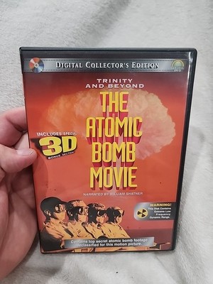 Trinity and Beyond: The Atomic Bomb Movie w/ 3D Glasses (DVD, 1998) Works 
