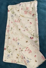 Custom Made Cottage Style 100 Cotton Pillowcase W Flowers  Bees -2