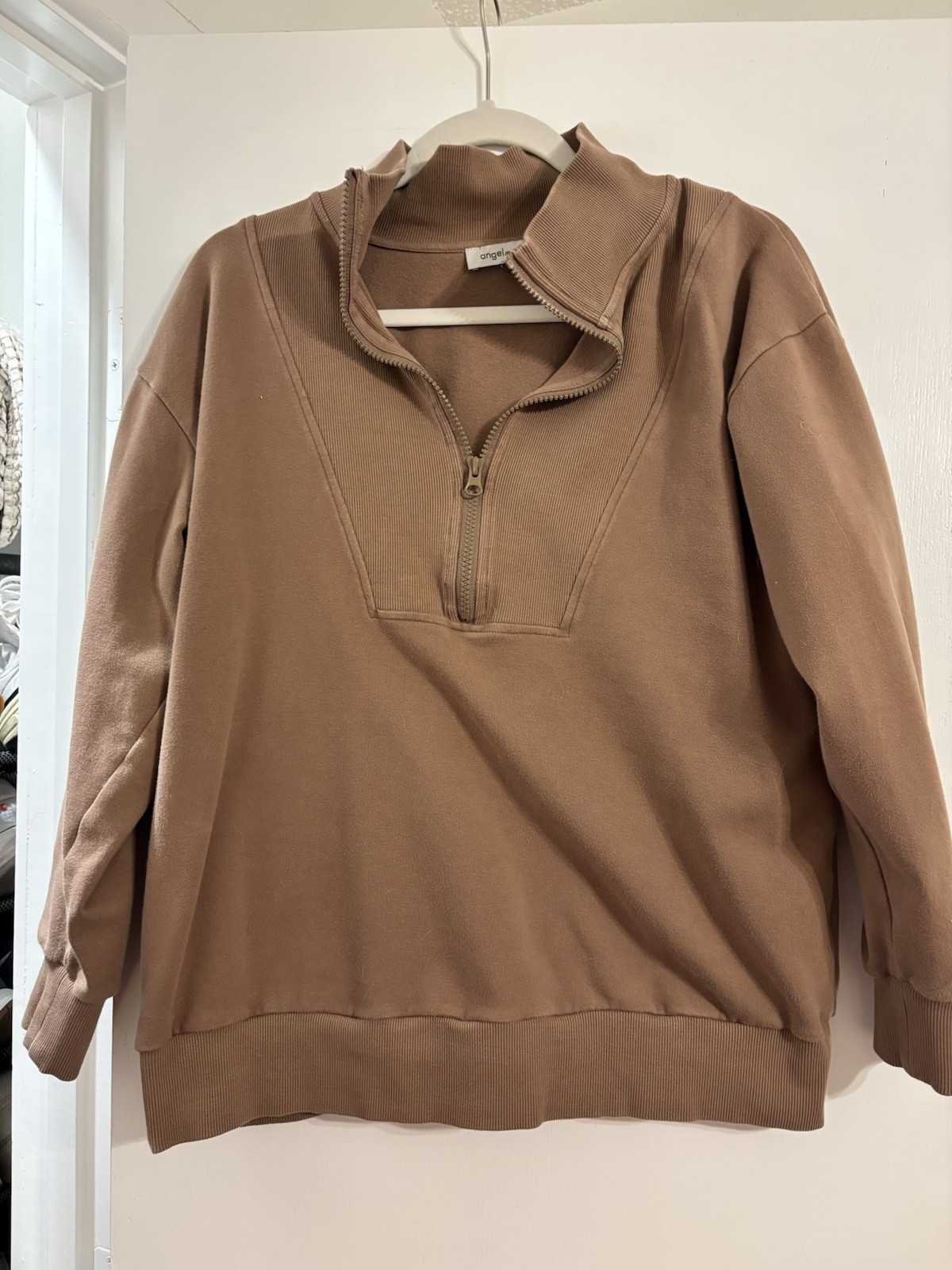 Brown Quarter Zip - image 1
