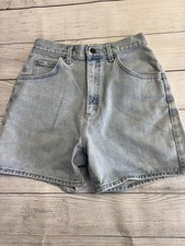 Vintage Lee Shorts Womens Medium High Waist Denim Jean Cutoff Casual 90s