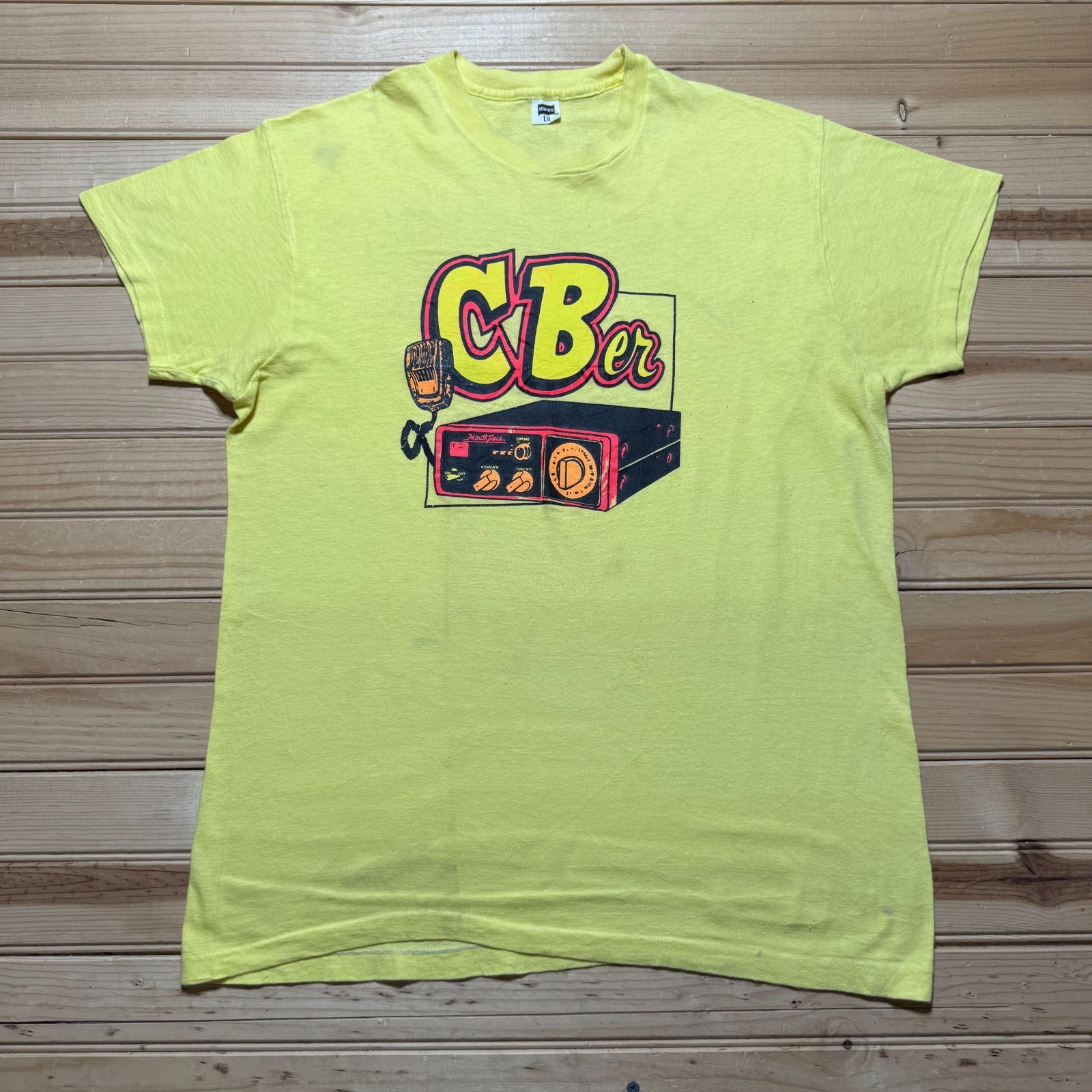 Vintage 70s 80s CBer CB Radio Single Stitch Graphic T-Shirt Men's - Size Large