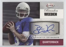 2012 SAGE Auto Auto Red Brandon Weeden #A48 Auto m2c