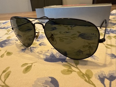 Ray Ban RB3025 Aviator Polarisiert Sonnebrillen für Herren - Schwarz, L - 62 mm