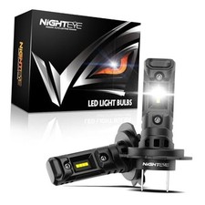 NIGHTEYE Fog Bulbs 48000LM Super Bright 6500K Cool White, Plug and H7 700 
