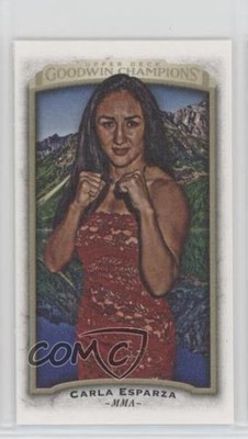 2017 Upper Deck Goodwin Champions Canvas Mini Blank Back Carla Esparza #27 8l4