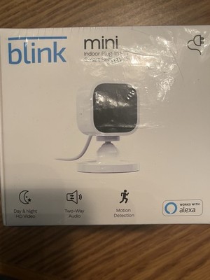 Blink Mini Indoor Plug-In Live HD Smart Security Camera
