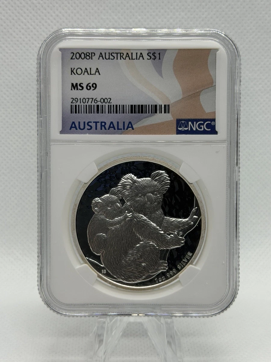 Australian Koala MS 69 Graded 1 oz Precious Metal Content per Unit