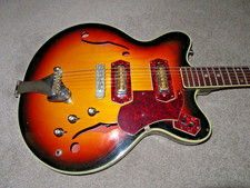 Rossini Super-Deluxe semi-acoustic 1960s vintage, Japan