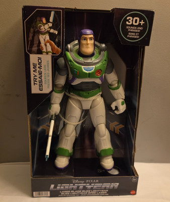 Disney Pixar Buzz Lightyear Laser Blade Buzz 12'' Action Figure W/ Motion & Sound