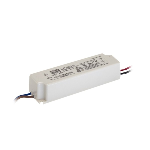 Led-Schaltnetzteil 24V 0,84A 20,2W IP67 Class2 LPV-20-24 Von Mw Mean Well-image