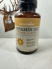 NatureWise Vitamin D3 2000iu 50 mcg Healthy Muscle Function and Immune Support