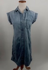 J. CREW chambray popover shirt dress Women's XXS