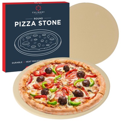 Culinary Couture 15'' Round Pizza Stone For Oven And Grill - Cordierite