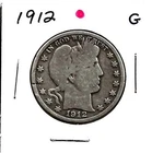 1912 Barber Half Dollar***G***