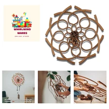 Versatile Wooden Wall Sculpture - 37.4 x 27.55 in for Transformative Interiors