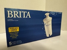 BRITA Standard Replacement Filter 5-Pack, Car...