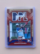   2022 Elite Extra Edition DPL Memorabilia /49 German Ramirez #DM-GR Baseball