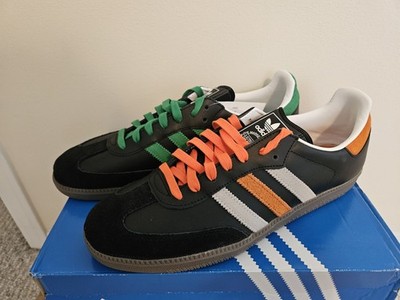 Adidas Samba | FW5386 | Core Black Orange Green | US 11.5