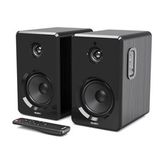 PC-Lautsprecher schwarz mit Fernbed., BT, Aux...