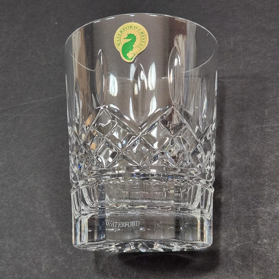 Juego de 2 vasos de whisky de cristal Waterford Lismore DOF 12,5 OZ NUEVO EN CAJA Ea. Foto 4 de 4