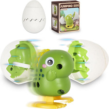 Hatching Easter Dinosaur Egg Surprise Toy, Wind-Up Boom Eggs That Crack Open wit