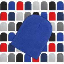 48 Pcs Winter Beanies Bulk Beanie Hats Warm Knitted Cuffed Skull Cap Winter H...