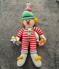 Jean Greenhowe Pattern Hand Knitted Mr Forty Winks Clown Doll Soft Toy 24" 61cm