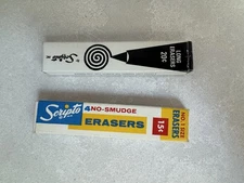 Vintage Scripto 4 No. 1 Size Erasers And 1 Long Eraser J160 Mechanical Pencil