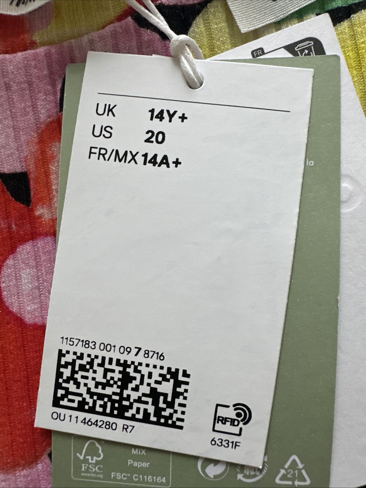 H&M Eva Cremers Girls Size 20 Dress Multi thumbnail 3