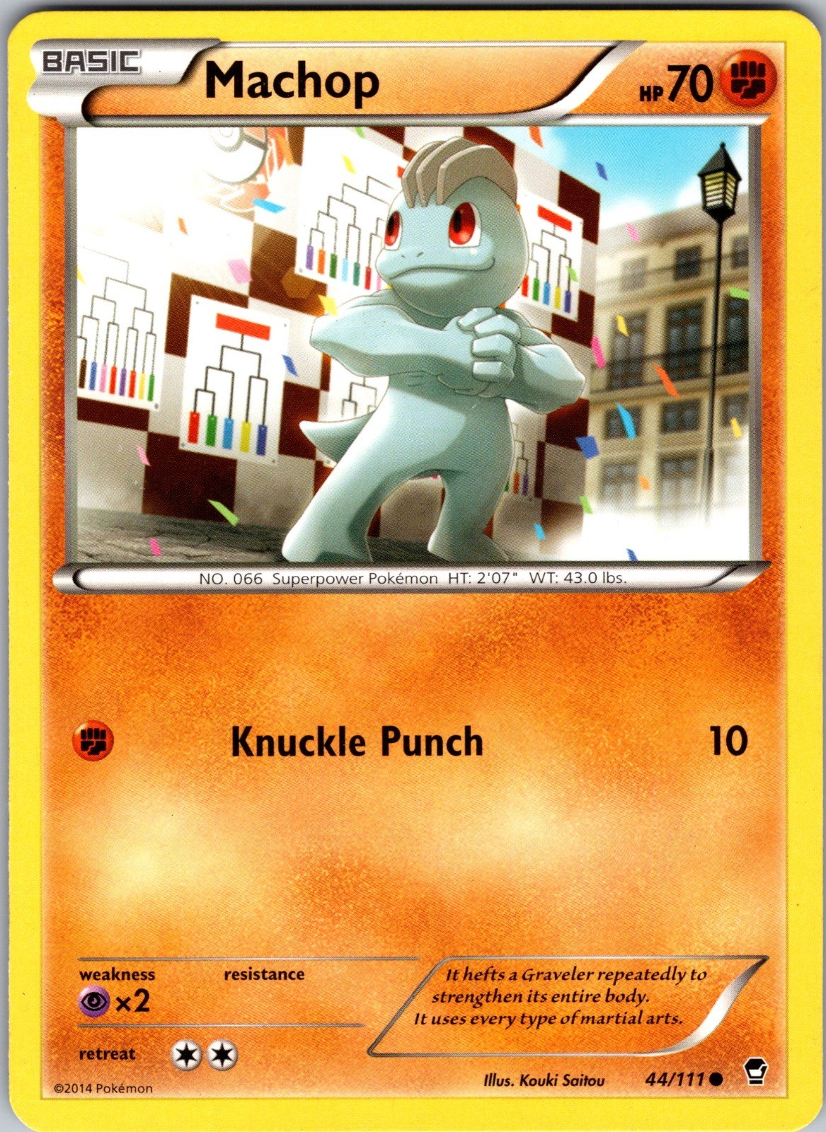 Machop Common XY - Furious Fists 44/111 HP