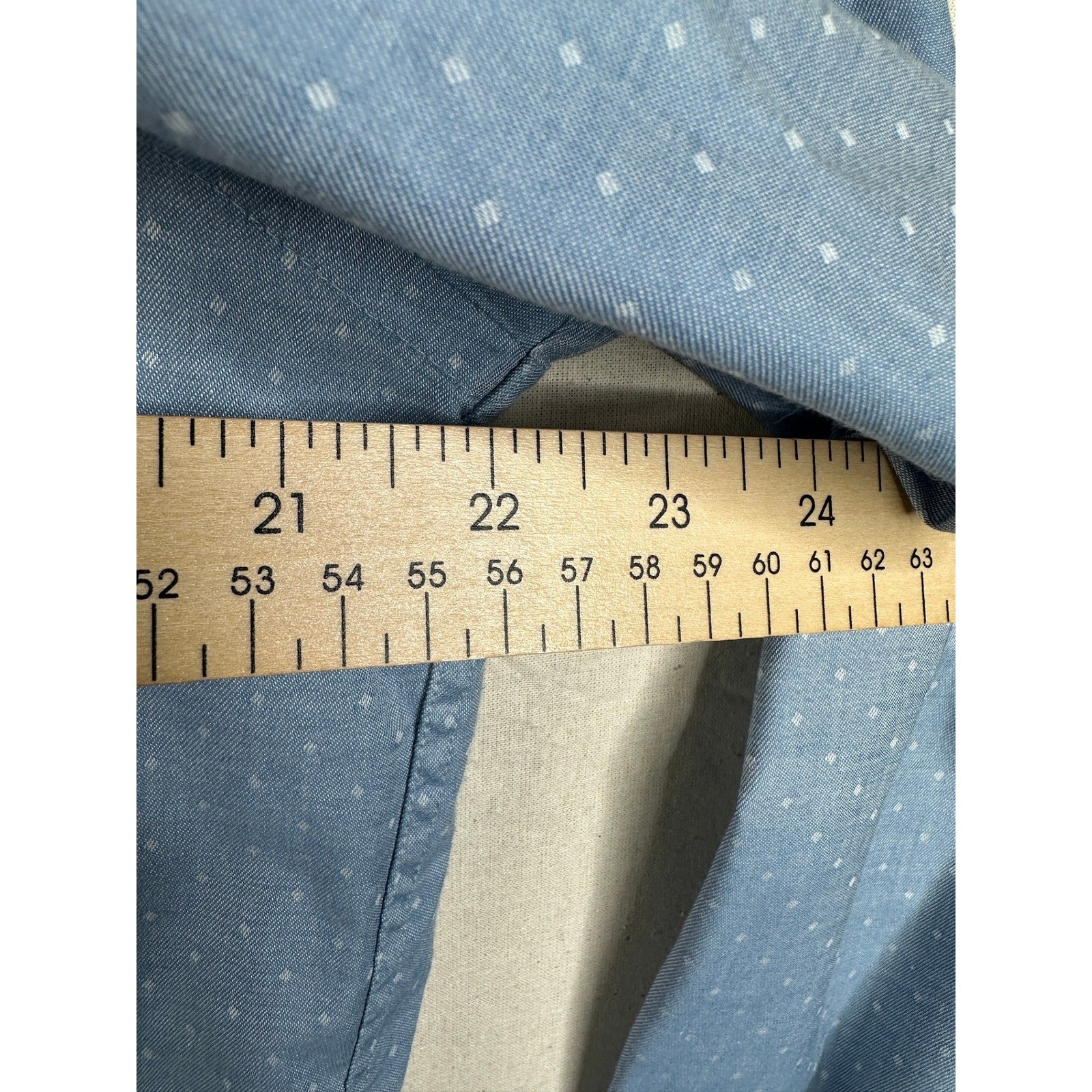 Michael Kors Mens Slim Fit Stretch Polka Dot Button Down Shirt size Large (16) thumbnail 5