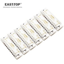 EASTTOP Harmonica Set 7keys blues harp Professional Diatonic White Harmonica Set